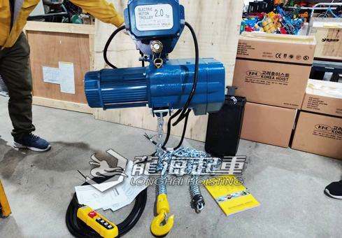 KUK DONG KD-2環鏈電動葫蘆實物圖二
