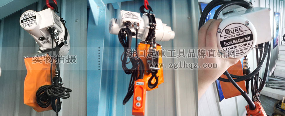 DU-901迷你環鏈電動葫蘆實物圖