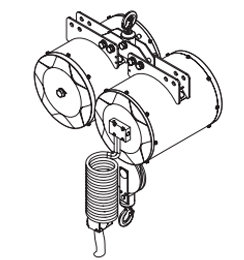 并聯動滑輪氣動平衡器LSB型（630kg~1100kg）