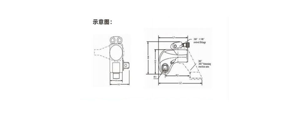 驅動型液壓扭矩扳手